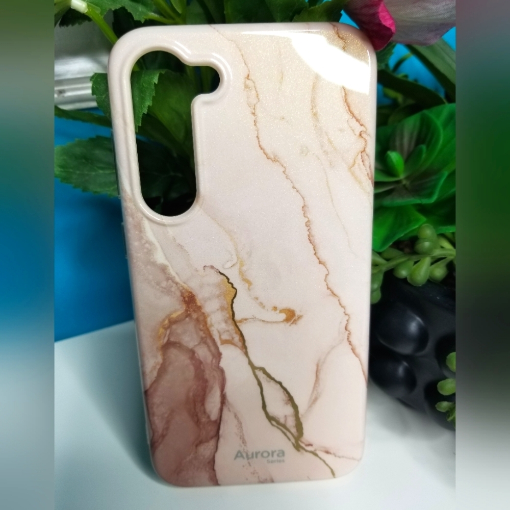 Gviewin Aurora Shockproof Case Cream/Gold Marble